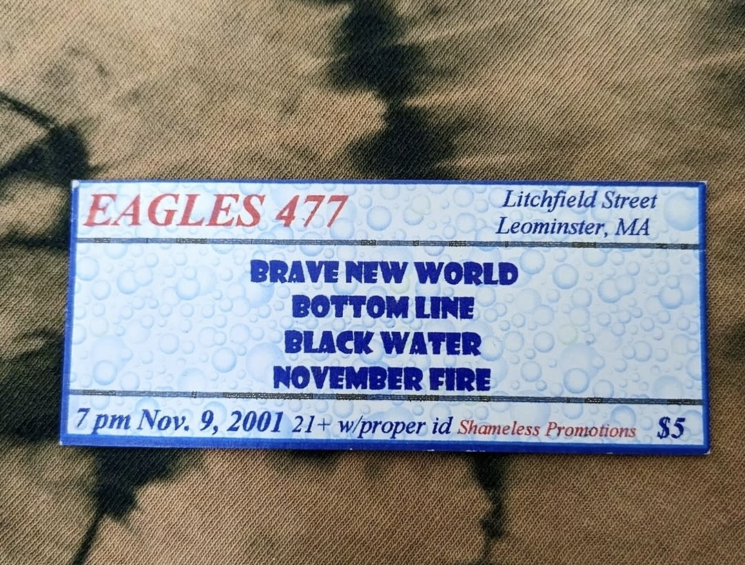 Eagles 477 ticket 2001